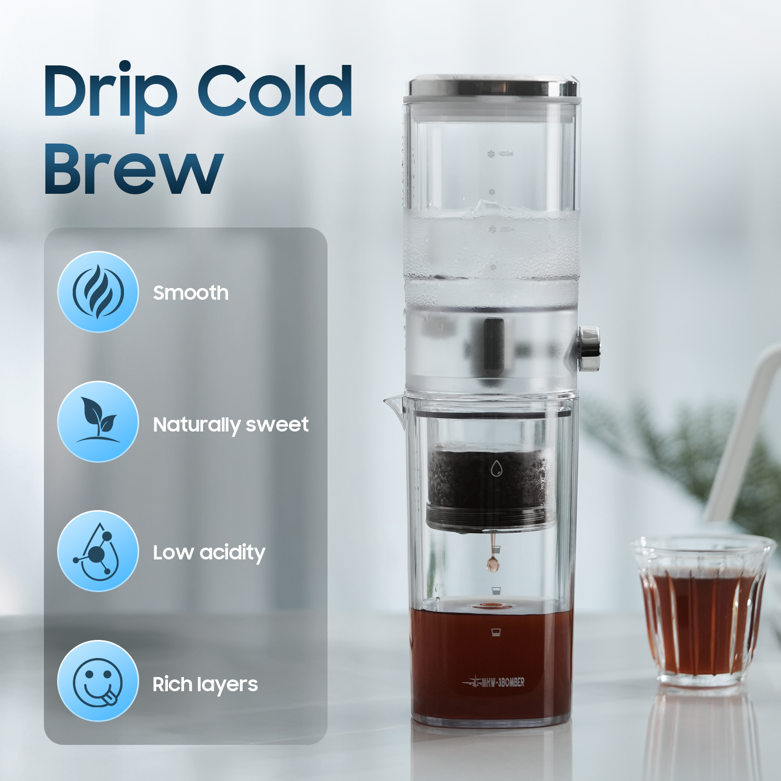 MHW-3BOMBER Iced Coffee Maker  - Coffee Equipment Camping recensie en prijs