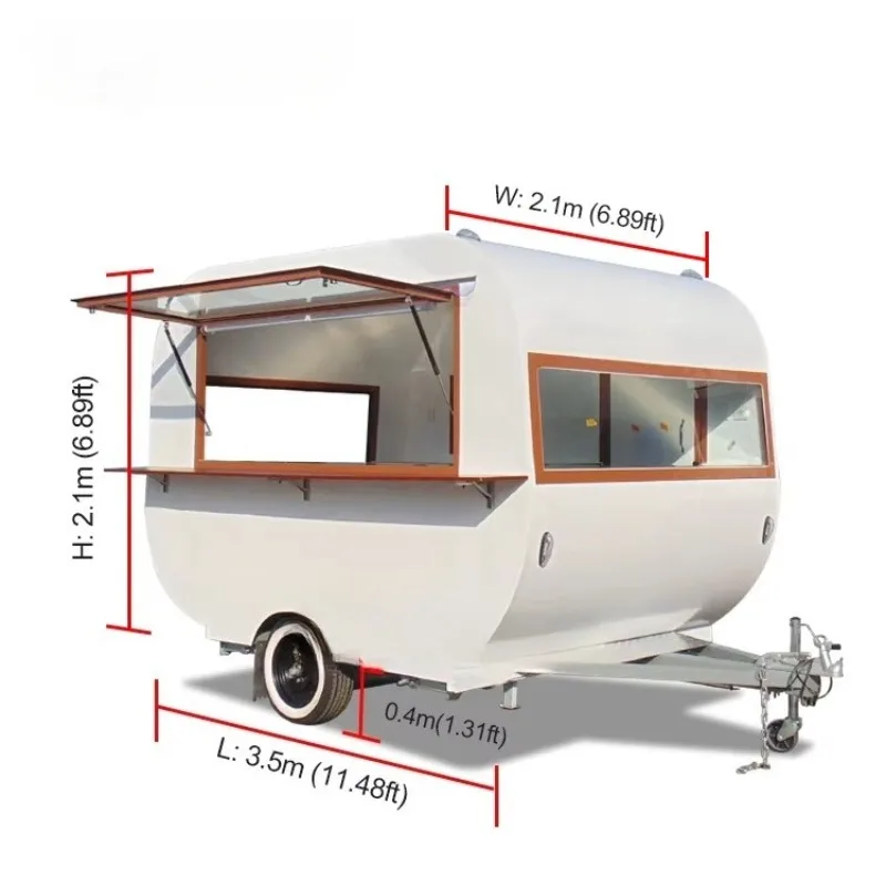 Street Mobile Fast Food Cart T - Coffee Equipment Canada recensie en prijs