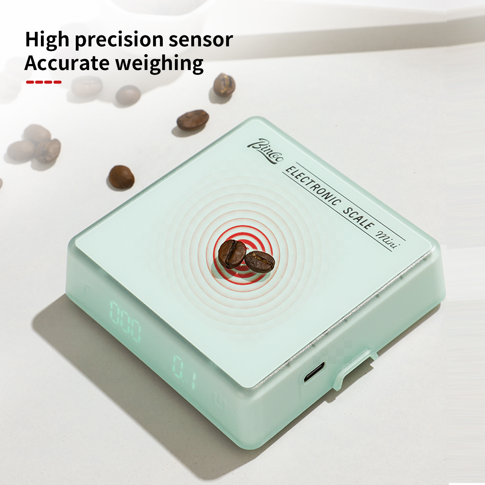 Bincoo electronic coffee scale - Coffee Equipment recensie en prijs