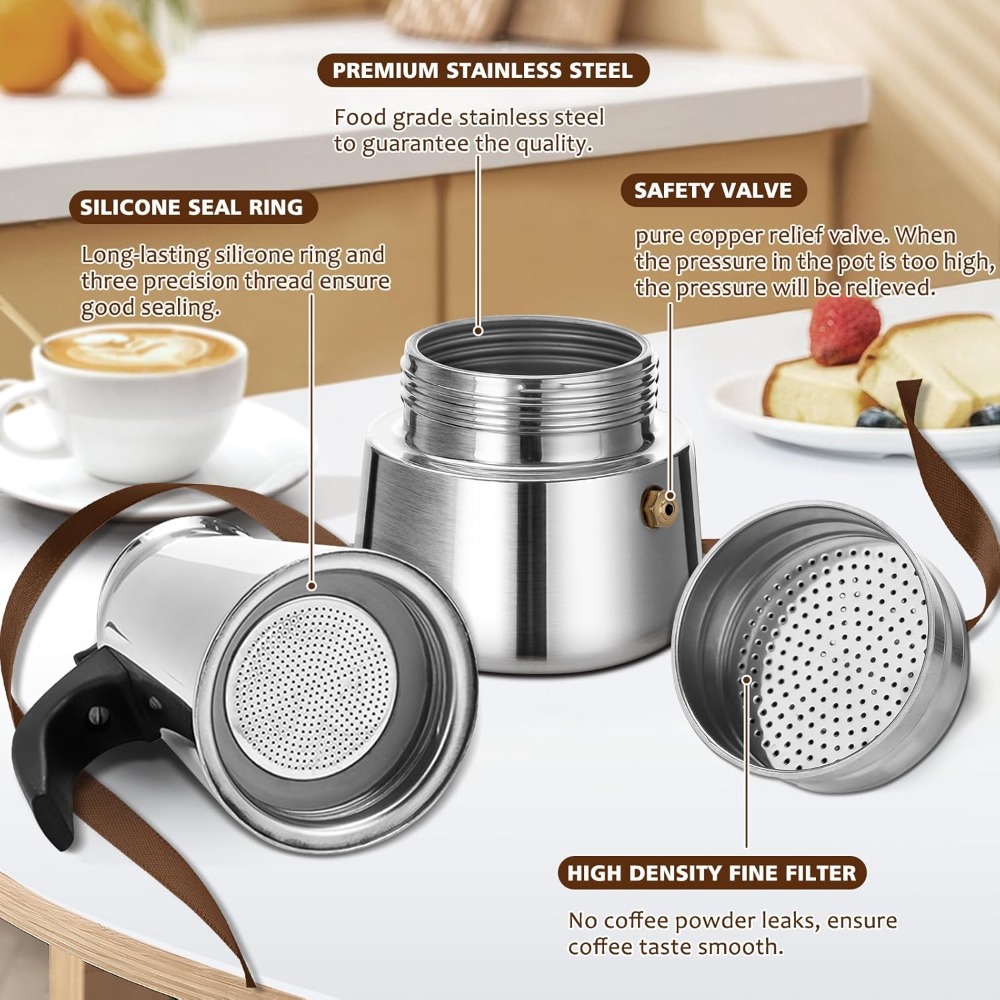 Portable Coffee Pot Stainless  - Coffee Equipment Tools recensie en prijs