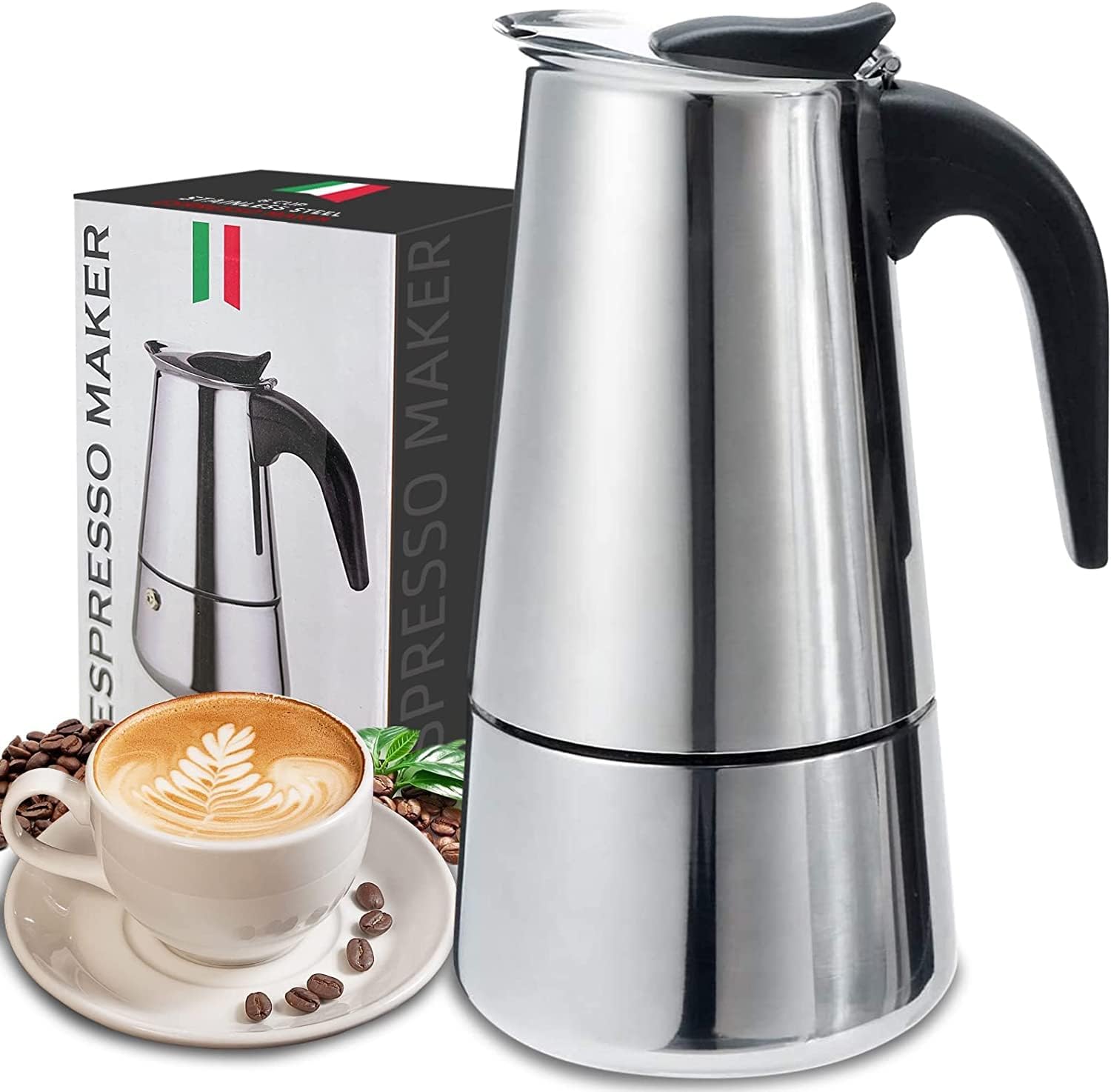 4/6/9 Cups Moka Pot Caffe Mach - Coffee Equipment Tools recensie en prijs