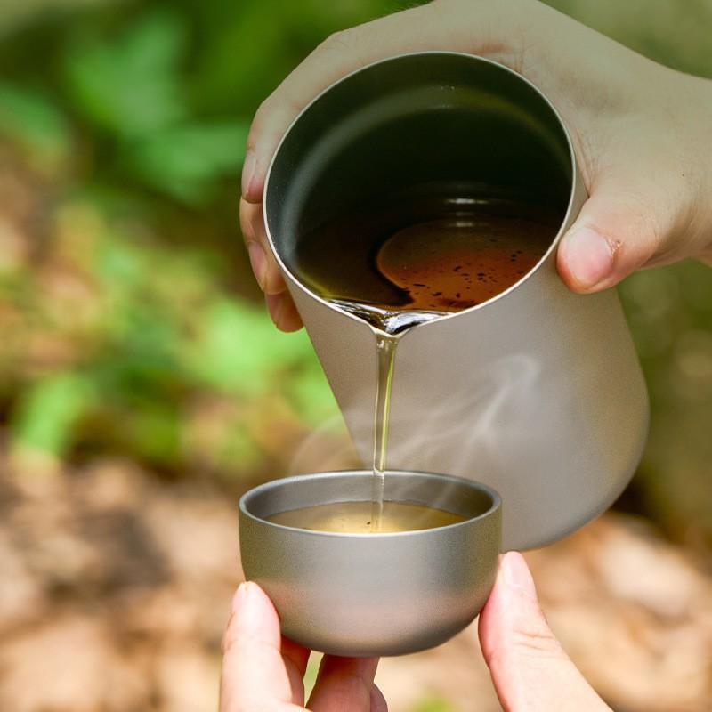 D2 Pure Titanium Double-layer  - Coffee Equipment Camping recensie en prijs