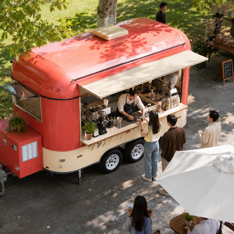 Customized Food Truck Mobile w - Coffee Equipment recensie en prijs