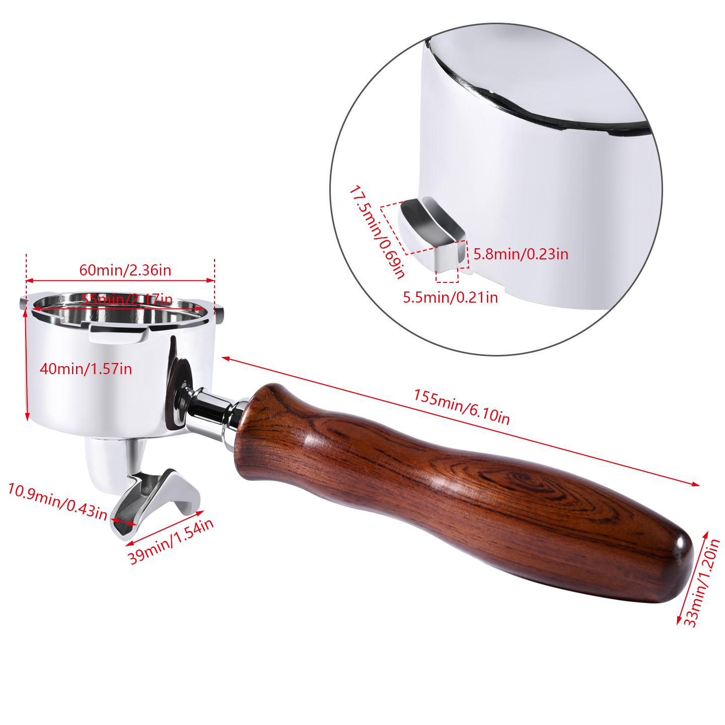51mm Double Spout Coffee Porta - Coffee Equipment recensie en prijs