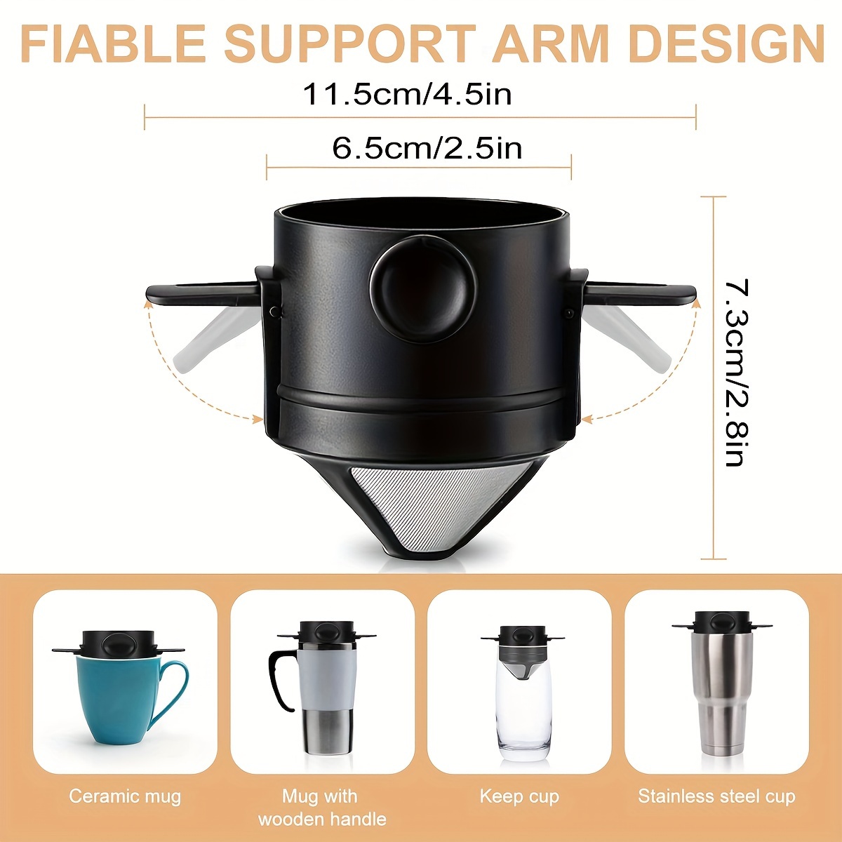 Coffee Filter Cup Portable Reu - Coffee Equipment Camping recensie en prijs